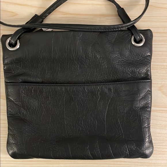 Margot by Anthropologie Handbags - Anthropologie Margot Kari Mini Square Black Leather Crossbody Purse